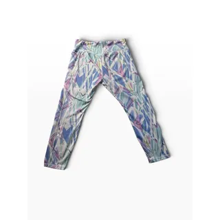 Photo of Juicy Couture Sport Womens L Pastel Geometric Crop Leggings Pockets Yoga