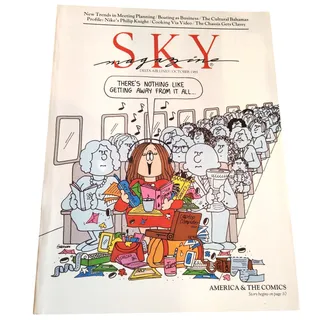 Photo of Delta SKY Magazine October 1989 - Vintage In-Flight Publication