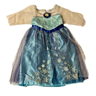Photo of Disney Frozen Elsa Gown Costume- Snowflake Princess Size:4-6