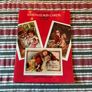 Photo of Vintage Santa Claus postcards set of 24 old-fashioned Christmas Dover 1990