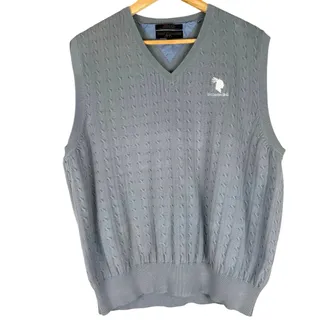 Photo of Tommy Hilfiger Golf sweater vest mens L late 90s Y2K Wollaston GC