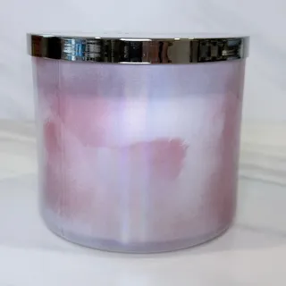 Photo of Bath & Body Works White Barn Bergamot Waters Large Three Wick Candle 14.5 oz