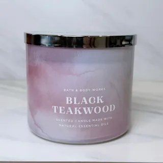 Photo of Bath & Body Works White Barn Bergamot Waters Large Three Wick Candle 14.5 oz