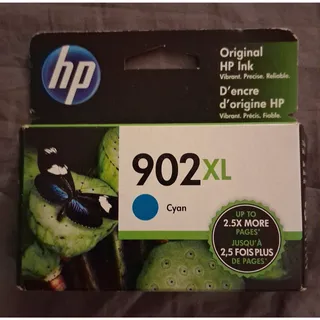 Photo of HP 902XL Cyan High Yield Original Ink Cartridge T6M02AN - Factory Sealed