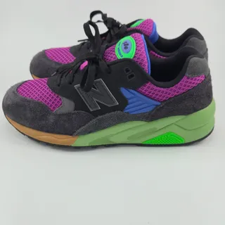 Photo of New Balance 580 Grey Multi-Color Men's Size 9 MT580HSC Purple Green Sneakers