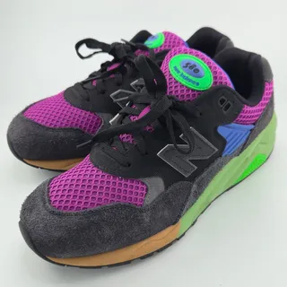 Photo of New Balance 580 Grey Multi-Color Men's Size 9 MT580HSC Purple Green Sneakers