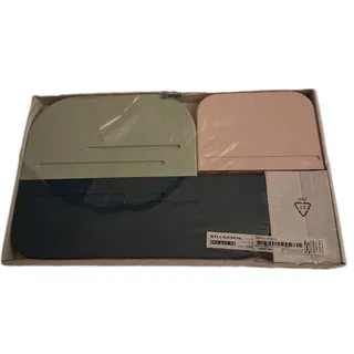 Photo of IKEA BILLSASEN Floating Picture Ledge Shelves Set of 3 Pastel Colors NEW
