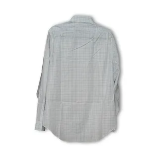 Photo of Calvin Klein Mens Button-Down Shirt L Blue Long Sleeve Regular Fit Career/Office