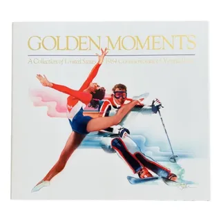 Photo of USPS Golden Moments Collection of US 1984 Commemorative Olympic Issues Book NEW
