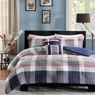 Photo of Mint Intelligent Design Caleb Comforter Set Blue 5 Total Pieces