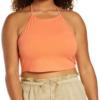 Photo of Bp. Halter Crop Top, Size 3XL
