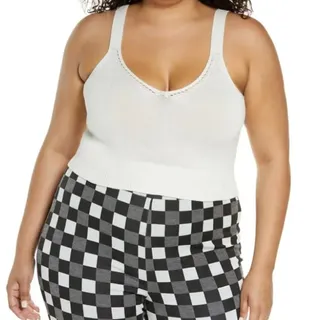Photo of Bp. Everyday Sweater Tank in White, Size 1X