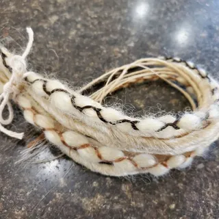 Photo of 10 SE Single Ended Blonde Dreads Dreadlocks Braids Hair Extensions