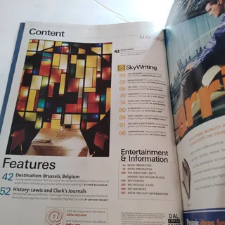Photo of Delta SKY In-Flight Magazine May 2004 - Acadia, Donegal, Dennis Quaid Feature