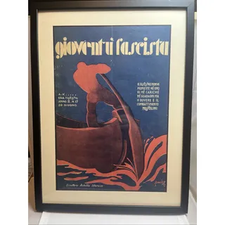 Photo of Gioventu Fascista Framed Cover 12.5x17"