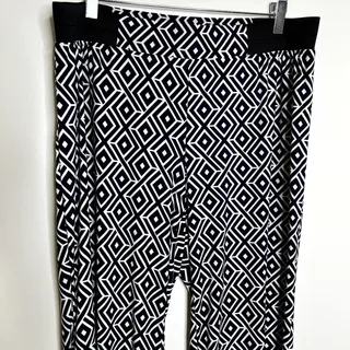 Photo of INC Diamond Patterned Pull On Stretchy Pants