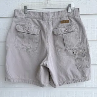 Photo of Cabela’s Khaki Cargo Shorts Size 16 Utility Outdoor Style