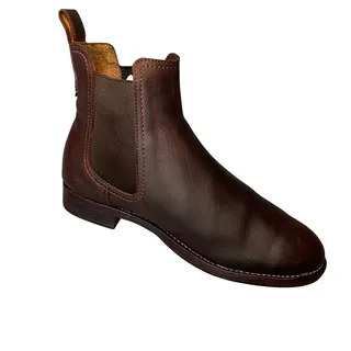 Photo of Adelante Ankle Chelsea Boot Women Sz 8 Brown Leather Pull On