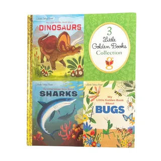 Photo of Little Golden Books Collection – Dinosaurs, Sharks & Bugs (3 Book Set)
