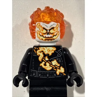 Photo of Lego Ghost Rider Johnathon “Johnny” Blaze Minifigure #sh1095 Brand New