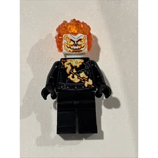 Photo of Lego Ghost Rider Johnathon “Johnny” Blaze Minifigure #sh1095 Brand New
