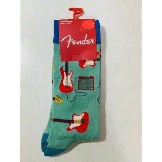 Photo of Fender Guitar Socks Men’s Size 7-12 Rock Music Novelty Crew Gift