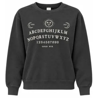 Photo of Ouija Graphic Sweatshirt XXL Black Charcoal Goth Witchy Occult Whimsygoth
