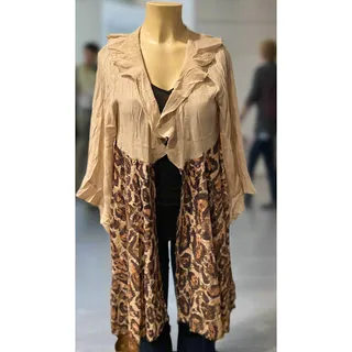 Photo of Origami Leopard Lace Open Cardigan L/XL