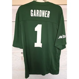 Photo of New York Jets Sauce Gardner #1 Jersey Mens Large Green NFL Team Apparel NWT NEW