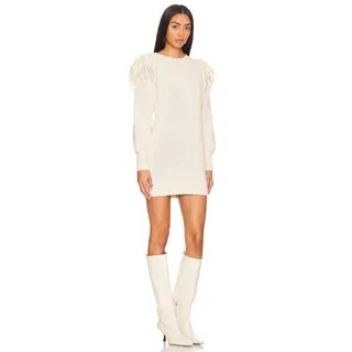 Photo of Cleobella Danielle Sweater Mini Dress in Cream Ivory XS NEW Boho Chic Festival