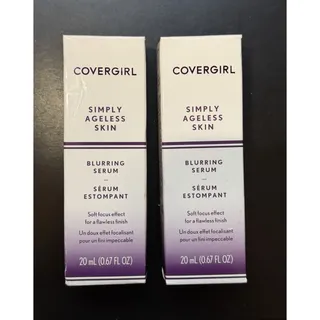 Photo of Covergirl 0.67 fl oz. Simply Ageless Skin Anti Wrinkle Blurring Serum Lot of 2