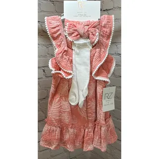 Photo of NEW RZ Baby by Rachel Zoe 3pc Dress Set (Size 24M)