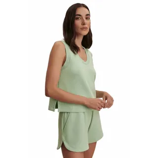 Photo of Varley Cambrie DoubleSoft Scoop Neck Tank Top Sage Mint S NWT Athleisure Preppy
