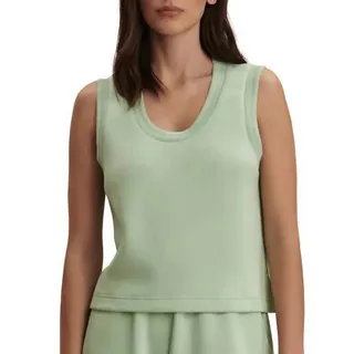 Photo of Varley Cambrie DoubleSoft Scoop Neck Tank Top Sage Mint S NWT Athleisure Preppy
