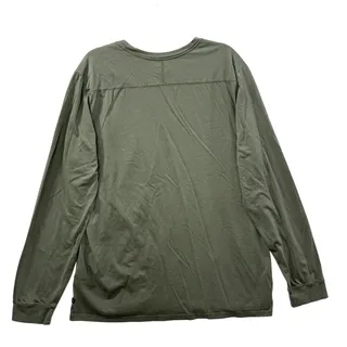 Photo of Good Man Brand Size XXL Long Sleeve T-Shirt Crew Neck Olive Green Soft Cotton