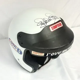 Photo of Authentic Richard Petty Autographed Full-Size Racing Hemet Richard Petty Driving