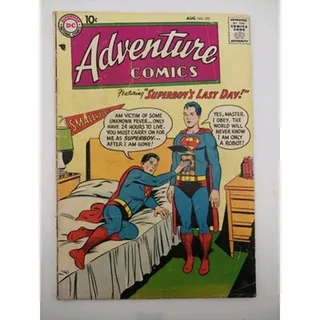 Photo of Adventure Comics 251 Aug 1958 DC Superboy Robot Cover Jack Kirby Green Arrow