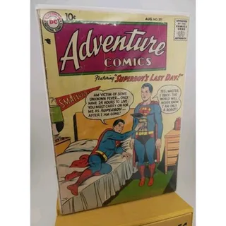 Photo of Adventure Comics 251 Aug 1958 DC Superboy Robot Cover Jack Kirby Green Arrow