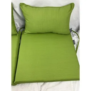 Photo of Pillow Perfect 4-Piece Outdoor Cushion & Lumbar Pillow Set - Green - Patio Decor