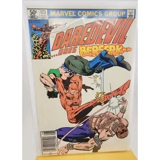 Photo of Daredevil #173 Newsstand Frank Miller Klaus Janson 1981 Marvel Gladiator