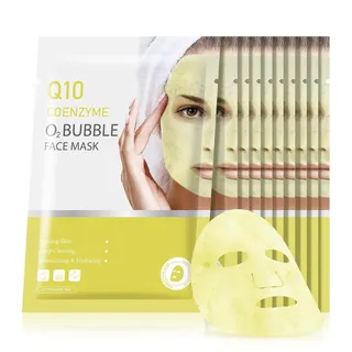 Photo of 10-Packs Moisturizing Facial Masks: Q10 Bubble Sheet Mask