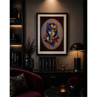Photo of Set of 5 - Masquerade Series 8"x10" Wall Art