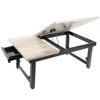Photo of Laptop Desk for Bed or Sofa w/ Adjustable Tilting Top, Fits Screen Size Up-15.6"