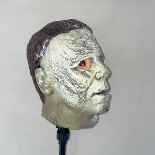 Photo of TOT MICHAEL MYERS HALLOWEEN ENDS HORROR MOVIE FULL LATEX COSTUME MASK MACNMF106