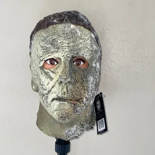 Photo of TOT MICHAEL MYERS HALLOWEEN ENDS HORROR MOVIE FULL LATEX COSTUME MASK MACNMF106