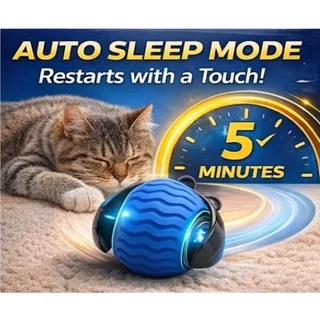 Photo of Smart Automatic Cat Toy Ball USB Rechargeable Auto Turn Interactive Pet Toy...