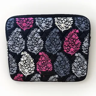Photo of Vera Bradley Northern Lights E-Reader Sleeve Quilted Pink Black Gray Tablet Case
