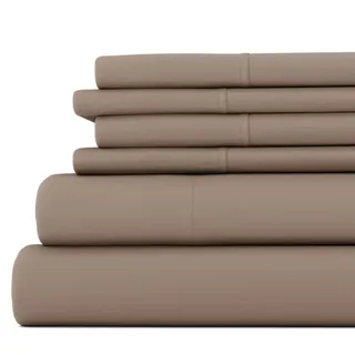 Photo of Ienjoy Home Solids in Style 6PC Full Bed Sheet Set Microfiber Soft Breathable