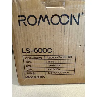 Photo of ROMOON LS-600C Laundry Sorter Cart Hamper Organizer with Wheels Gray Rolling