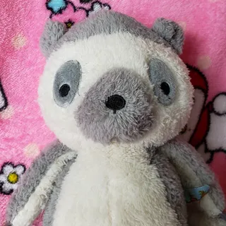 Photo of Bunnies By The Bay Gray White Lemur Plush Long Ringed Tail 15"